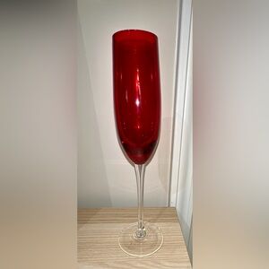 Vintage Lenox Ruby Champagne Glasses, Set of 4- Perfect condition, unused.